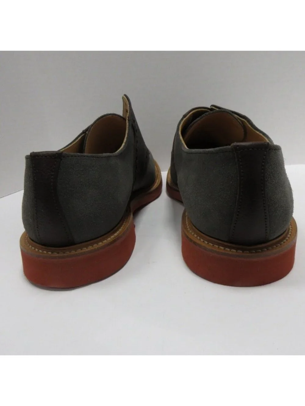Mark McNairy Shoes 11 Gray New Amsterdam Saddle Oxford Suede Leather *